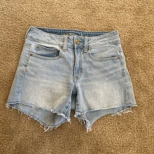 American Eagle mom jean shorts